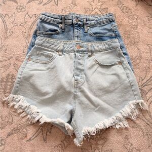 Wild Fable Light and Medium Blue Jean Shorts